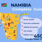 Namibia-Reiseführer. Über 295 Reiseziele auf Google Maps