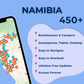 Namibia-Reiseführer. Über 295 Reiseziele auf Google Maps