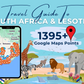 Reiseführer für Südafrika und Lesotho. Über 650 Reiseziele auf Google Maps