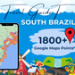 Reiseführer für den Süden Brasiliens. Über 450 Reiseziele auf Google Maps