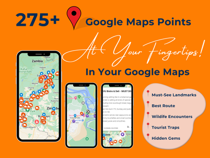 Sambia Botswana Simbabwe Exklusiver Google Maps Reiseführer