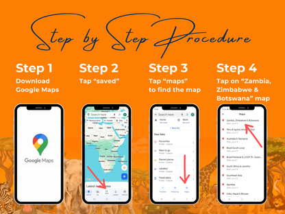 Sambia Botswana Simbabwe Exklusiver Google Maps Reiseführer