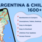 Argentina Chile Travel Guide. 1600+ Google Map Destinations